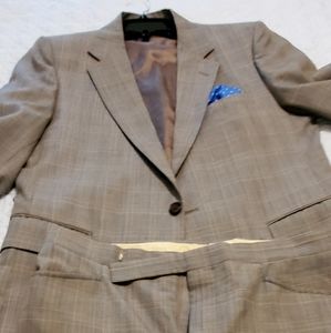 Mens Vintage Plaid Suit